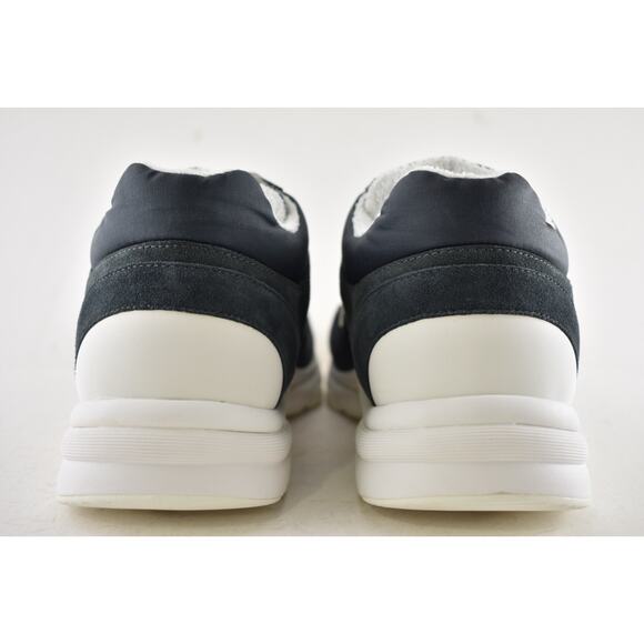 Chanel 20C Mens Blue White CC Logo Low Top Lace Up Runner Trainer Sneaker 44 11 - Picture 11 of 12